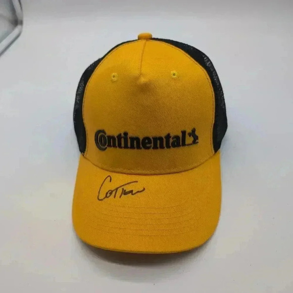 Continental Tire Signed Hat Autographed by 1 Cotton? - Picture 2 of 6